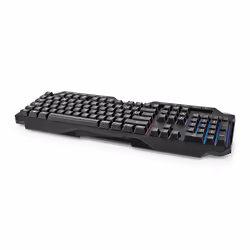 Nedis GKBD110BKFR clavier USB AZERTY Français Noir - Vue supplémentaire 4