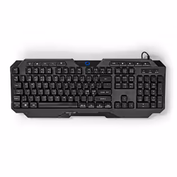Nedis GKBD110BKND clavier USB QWERTY Nordique Noir