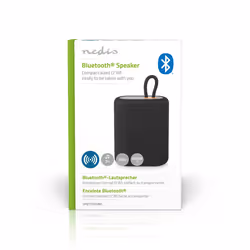 Nedis SPBT2005BK enceinte portable Enceinte portable mono Noir 5 W - Vue supplémentaire 7