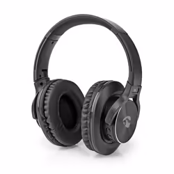 Nedis HPBT1202BK, Avec fil &amp;sans fil, Musique/Quotidien, 20 - 20000 Hz, 185 g, Casque, Noir