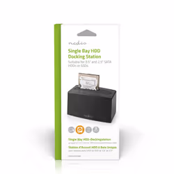 Nedis HDDUSB3210BK Station d'accueil de disques de stockage USB 3.2 Gen 1 (3.1 Gen 1) Type-A Noir - Vue supplémentaire 8
