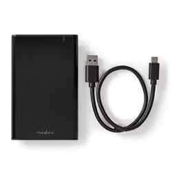 Nedis HDDE25410BK Boîtier de disques de stockage Boîtier HDD Noir 2.5" - Vue supplémentaire 13