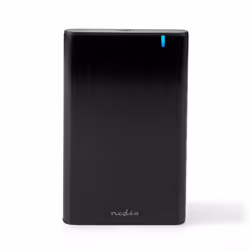 Nedis HDDE25410BK Boîtier de disques de stockage Boîtier HDD Noir 2.5"