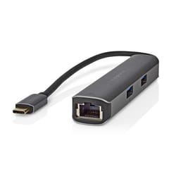 Nedis CCBW64210AT02 station d'accueil Avec fil USB 3.2 Gen 1 (3.1 Gen 1) Type-C Anthracite