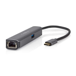 Nedis CCBW64220AT02 station d'accueil USB 3.2 Gen 1 (3.1 Gen 1) Type-C Anthracite