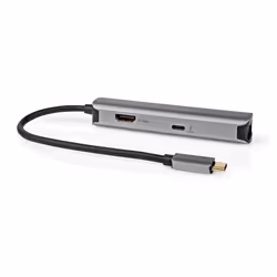 Nedis CCBW64220AT02 station d'accueil USB 3.2 Gen 1 (3.1 Gen 1) Type-C Anthracite - Vue supplémentaire 6