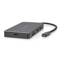 Nedis CCBW64250AT02 station d'accueil USB 3.2 Gen 1 (3.1 Gen 1) Type-C Anthracite