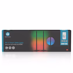 Nedis WIFILD10RGBW éclairage intelligent Lampe de table intelligente Wi-Fi Aluminium, Noir 36 W - Vue supplémentaire 10