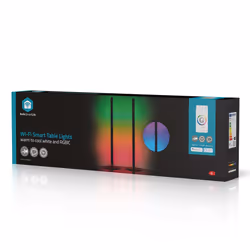 Nedis WIFILD10RGBW éclairage intelligent Lampe de table intelligente Wi-Fi Aluminium, Noir 36 W - Vue supplémentaire 11