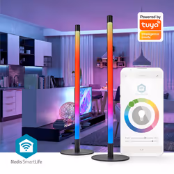 Nedis WIFILD10RGBW éclairage intelligent Lampe de table intelligente Wi-Fi Aluminium, Noir 36 W - Vue supplémentaire 7