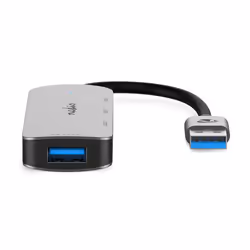 Nedis CCGB61210GY01 hub & concentrateur USB 3.2 Gen 1 (3.1 Gen 1) Type-A Gris