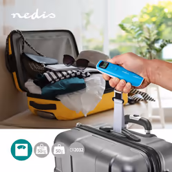 Nedis SCLU112BU pèse-bagage 50 kg Électronique