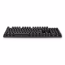 Nedis GKBDM110BKFR, Taille réelle (100 %), USB, Clavier mécanique, AZERTY, LED, Noir