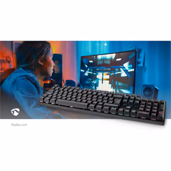 Nedis GKBDM110BKDE clavier USB Allemand Noir - Vue supplémentaire 12
