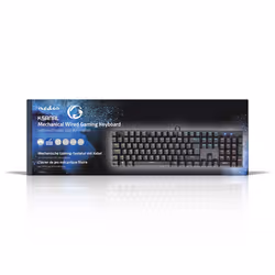 Nedis GKBDM110BKDE clavier USB Allemand Noir - Vue supplémentaire 8