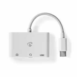 Nedis CCGB64790WT01 station d'accueil Avec fil USB 2.0 Type-C Blanc