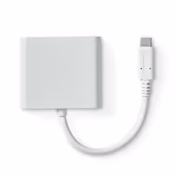 Nedis CCGB64770WT01 station d'accueil Avec fil USB Type-C Blanc - Vue supplémentaire 4