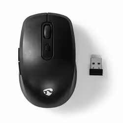 Nedis MSWS110BK souris Droitier USB Type-A Optique 1600 DPI - Vue supplémentaire 10
