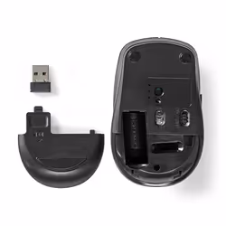 Nedis MSWS110BK souris Droitier USB Type-A Optique 1600 DPI - Vue supplémentaire 6