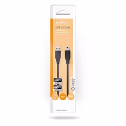 Nedis CCGB60300BK10 câble USB 1 m USB 2.0 USB A Mini-USB B Noir
