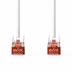 Nedis CCGB85330WT10 câble de réseau Blanc 1 m Cat6a S/FTP (S-STP)