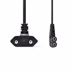 Nedis PCGB11055BK30 câble électrique Noir 3 m CEE7/16 IEC C7
