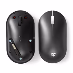 Nedis MSWS410BK souris Ambidextre USB Type-A Optique 1200 DPI