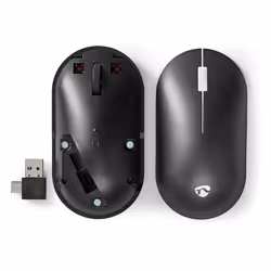 Nedis MSWS410BK souris Ambidextre USB Type-A Optique 1200 DPI - Vue supplémentaire 7