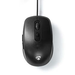 Nedis MSWD110BK souris Droitier USB Type-A Rollerbar 3600 DPI