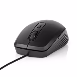Nedis MSWD110BK souris Droitier USB Type-A Rollerbar 3600 DPI