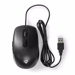 Nedis MSWD110BK souris Droitier USB Type-A Rollerbar 3600 DPI - Vue supplémentaire 8