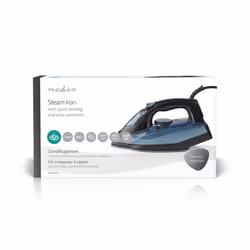 Nedis IRON2000 fer à repasser Fer à repasse à sec Semelle en céramique 2600 W Bleu - Vue supplémentaire 10