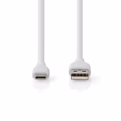 Nedis CCGB60800WT15 câble USB 1,5 m USB 2.0 USB A USB C Blanc