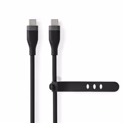 Nedis CCGB60820BK15, 1,5 m, USB C, USB C, USB 2.0, 480 Mbit/s, Noir