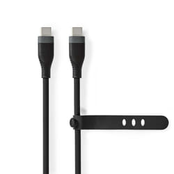 Nedis CCGB60820BK15 câble USB 1,5 m USB 2.0 USB C Noir