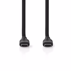 Nedis CCGB60820BK15 câble USB 1,5 m USB 2.0 USB C Noir