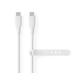 Nedis CCGB60820WT15 câble USB 1,5 m USB 2.0 USB C Blanc