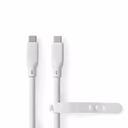 Nedis CCGB64800WT15, 1,5 m, USB C, USB C, USB 3.2 Gen 1 (3.1 Gen 1), 5000 Mbit/s, Blanc