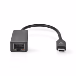 Nedis CCGB64960BK02 changeur de genre de câble RJ-45 USB Type-C Noir