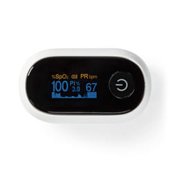 Nedis BTHOX10WT oxymètre de pouls Blanc