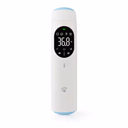 Nedis BTHTIR10WT, Thermomètre à distance, Blanc, Oreille, Front, Senseur, °C, °F, Température corporelle