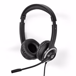 Nedis CHSTU310BK, Avec fil, Car/Home office, 20 - 20000 Hz, 152 g, Casque, Noir