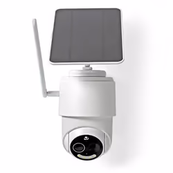 Nedis SIMCBO50WT, Caméra de sécurité IP, Extérieure, Sans fil, 24 dB, Plafond, Blanc