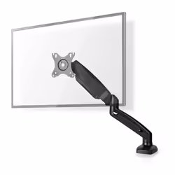 Nedis MMSISGS110BK, Support, Noir, Acrylonitrile-Butadiène-Styrène (ABS), Métal, 8 kg, Bureau, 75 x 75,100 x 100 mm