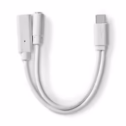 Nedis CCGB64922WT01, 0,1 m, USB C, USB C, USB 2.0, Blanc