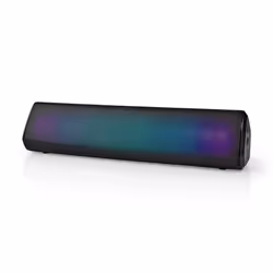 Nedis SPBT2006BK, 2-voies, 2.0 canaux, Sans fil, 6 W, 80 - 18000 Hz, Noir