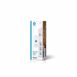 Nedis WIFIP312FWT prise d'alimentation Smart 3 sortie(s) CA Type F 1,8 m 4 3680 W Blanc - Vue supplémentaire 4