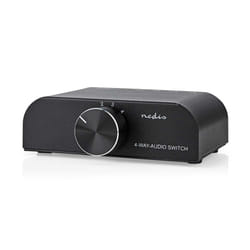 Nedis ASWI2424AT commutateur audio Anthracite