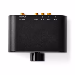 Nedis ASWI2424AT commutateur audio Anthracite - Vue supplémentaire 4