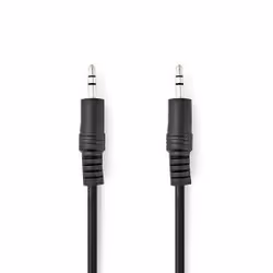 Nedis CAGL22000BK30, 3,5mm, Mâle, 3,5mm, Mâle, 3 m, Noir
